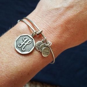Alex and Ani letter H bracelet
